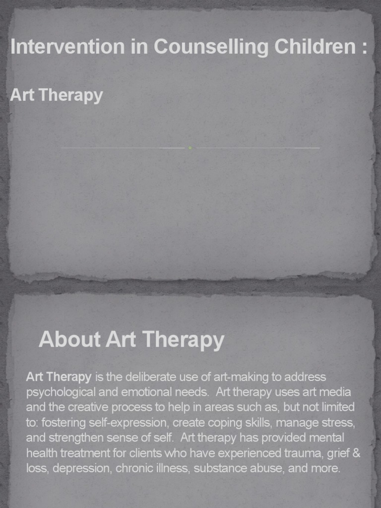 Art Therapy Art Therapy Psychological Trauma