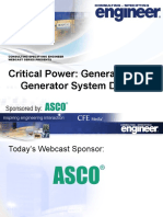 Generators and Generator System Design