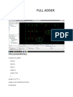 Full Adder: Programming