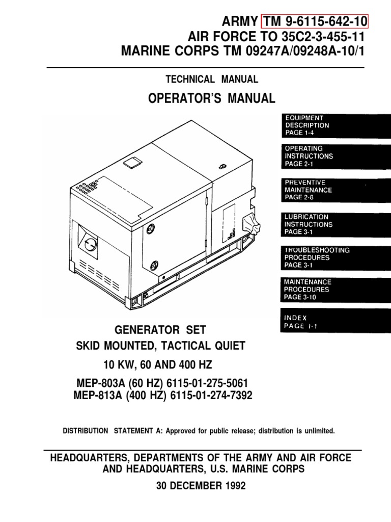 MEP-803A-MEP-813A-Operators-Manual-TM-9-6115-642-10.pdf | Relay