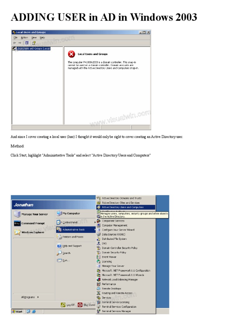 Active Directory | PDF