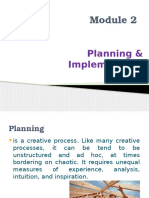 Module 2 - Planning & Implementation in Business