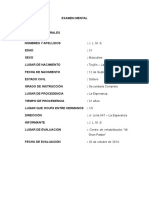 Examen Mental Psicologico