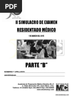 Tema B 2do SimulacroResidentadoMedico2015 1deMarzo 1