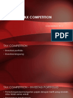 Tax Competition and Current Issue