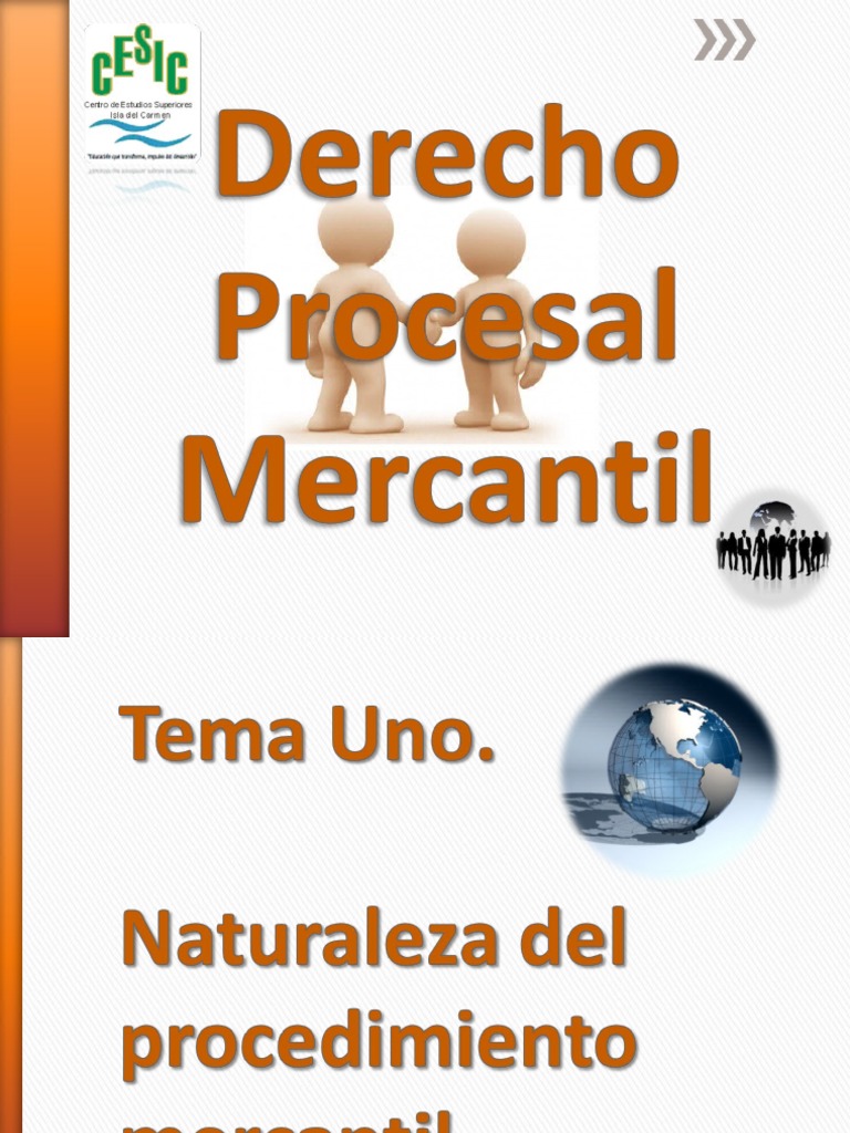 Derecho Procesal Mercantil | PDF | Ley procesal | Demanda judicial