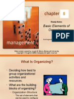 Cgapter 05 Basic Elements of Organizing
