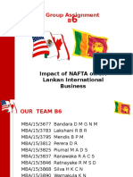 NAFTA's Impact on Sri Lanka's International Trade