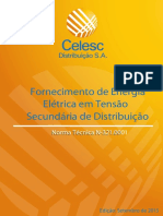 N3210001 Fornecimento Energia Eletrica Tensao Secundaria