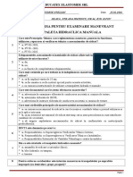 Test Manevrant Transpaleta Hidraulica Manuala 2016