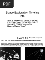 Space Exploration Timeline