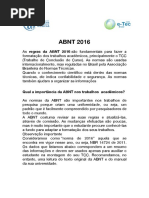 ABNT 2016
