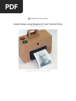 Download Instant Camera Using Raspberry Pi and Thermal Printer by Michael Zhang SN312595351 doc pdf