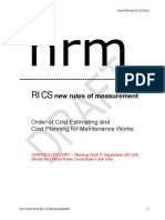 New Rules of Measurement Order of Cost Estimating and Cost Planning For Maintenance Works 2 PDF