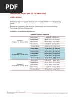 Acad Calendar - SIT 2014