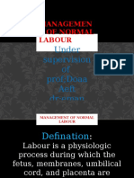 Management of Normal Labour