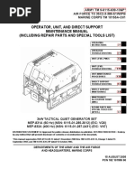 Mep 831a Operator Unit and Direct Support Maintenance Manual Including Repair Parts and Special Tools List TM 9 6115 639 13p