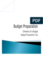 Budget Preparation PDF