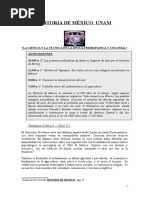 Historia de Mexico Guia Examen Unam