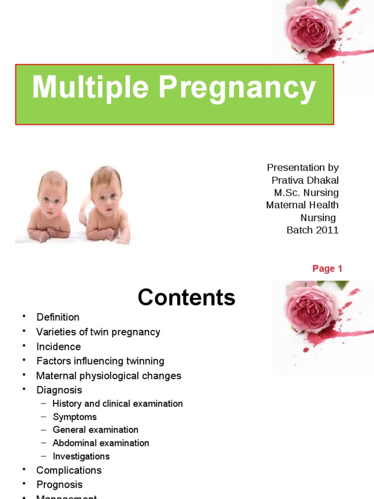 Understanding Multiple Pregnancy Types | PDF | Multiple Births | Childbirth