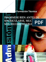 Calidad de Los Centros de Formacion Técnica, Investigación Coordinada Por Omar Pérez Santiago, Odecu 2006