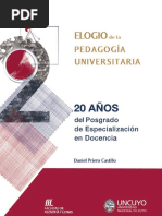 Elogio de La Pedagogia Universitaria