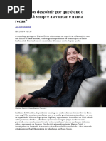 Queremos Descobrir Por Que é Que o Tempo Está Sempre a Avançar e Nunca Recua