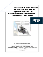 Agresividad y Relación Entre Iguales en Lel Contexto de La Enseñanza Primaria