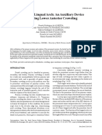 The Nance Lingual Arch: An Auxiliary Device in Solving Lower Anterior Crowding