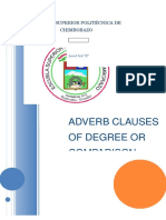 Adverb Clauses of Degree