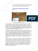 Bioelectrogénesis y Producción de Energía Renovable PDF