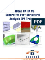 GURUCAD CATIA V5 Generative Part Structural Analysis GPS Training De