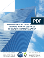 Responsabilidad de Las Personas Juridicas en Los Delitos de Corrupcion en America Latina