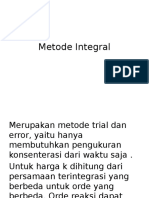 Metode Integral