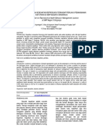 7 Pengaruh Pendidikan Kesehatan Reproduksi Terhadap Perilaku Penanganan Keputihan Di SMP Negeri 5 Singaraja