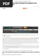 Download How-To_ Download Author Disabled Presentations From SlideShare by BALRAM SN312636043 doc pdf