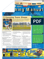 Coaching Manual: Keeping Team Shape