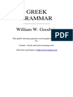 Greek Grammar by William W. Goodwin