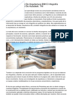 Carrera Profesional de Arquitectura BIM E Infografía Hiperrealista Oficial de Autodesk. TAI