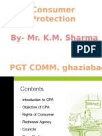 Consumer Protection: By-Mr. K.M. Sharma