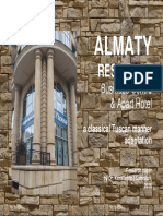 The "ALMATY RESIDENCE" Business Centre & Apart Hotel: A Classical Tuscan Manner Adaptation / Research Paper by Dr. Konstantin I.Samoilov. - Almaty, 2016. - 46 P.