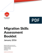 Migration skilled assessment 2016