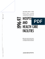 Guidelines for Design and Construction of Hospital and Health Care Facilities- 1996-97