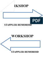 Workshop: Stappler Hemoroid