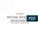Ivan Klajn - Rečnik Jezičkih Nedoumica | PDF