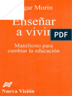 Edgar Morin - Enseñar a vivir.pdf