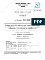 Etude Des Indices Topologiques Et Leur Application