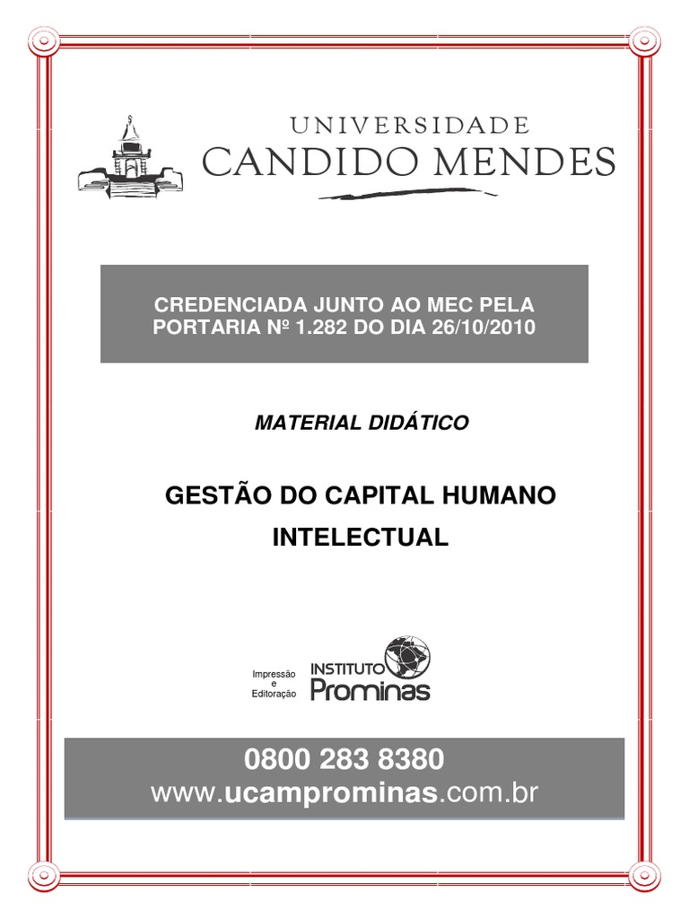 Gestão Do Capital Humano | PDF | Gestão de recursos humanos | Aprendizado