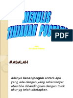 Menulis Tinjauan Pustaka 2