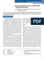 Natural History of PDA in VLBW